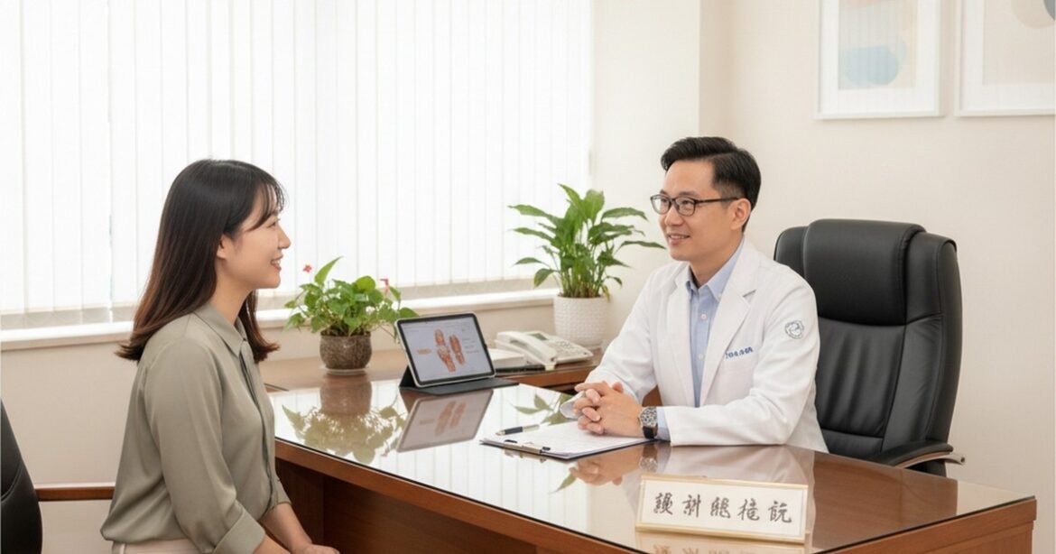 吳芮醫師細心講解術後照護費用與注意事項，幫助患者安心恢復。